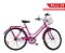 BICICLETA ARO (26) FEMININA COR ROSA FUCSIA S/MARCHA FREIO V/BRAKE (A MÃO) MARCA MONARK BRISA - Imagem 1