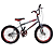 BICICLETA STREET FREESTYLE DNZ ARO(20) COR CROMADA VERMELHO  MASCULINO - Imagem 1