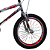 BICICLETA STREET FREESTYLE DNZ ARO(20) COR CROMADA VERMELHO  MASCULINO - Imagem 2