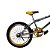 BICICLETA ARO (20) MASCULINA COR CROMADA/AMARELA S/MARCHA MARCA DNZ STREET FREESTYLE - Imagem 2