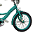 BICICLETA ARO (16) FEMININA COR VERDE/BRANCO S/MARCHA MARCA TSW POSH BLISS - Imagem 3