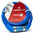 CADEADO 1,85MX12MM ESPIRAL, SEGREDO,AZUL - Imagem 1