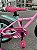 BICICLETA ARO (14) FEMININA COR ROSA/VERDE S/MARCHA MARCA NATHOR FIRST PRO - Imagem 12