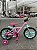 BICICLETA ARO (14) FEMININA COR ROSA/VERDE S/MARCHA MARCA NATHOR FIRST PRO - Imagem 2