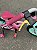 BICICLETA ARO (14) FEMININA COR ROSA/VERDE S/MARCHA MARCA NATHOR FIRST PRO - Imagem 13