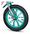 BICICLETA ARO (14) FEMININA COR ROSA/VERDE S/MARCHA MARCA NATHOR FIRST PRO - Imagem 3