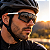 OCULOS CICLISMO EL55 LENTE FUME ARMAÇÃO BRANCO/LARANJA - Imagem 1