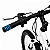 PAR DE MANOPLA PUNHO BIKE MTB NEOPAK PRETO/AZUL BORRACHA - Imagem 2