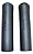 PAR DE MANOPLA PUNHO BIKE MTB TSW PRETO SILICONE EVA - Imagem 2