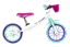 BICICLETA CALOI BALANCE CECIZINHA ARO(12) COR BRANCO/AZUL PISCINA FEMININA - Imagem 1