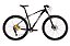 BICICLETA MTB ARO 29 OGGI 7.2 SHIMANO DEORE 12V FREIO DISC HIDRÁULICO QUADRO 17 (M) PRETO/AMARELO/CINZA - Imagem 1