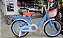 BICICLETA ARO (16) FEMININA COR AZUL/LARANJA  S/MARCHA MARCA PROX MISSY - Imagem 2
