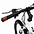 PAR DE MANOPLA PUNHO BIKE MTB NEOPAK PRETO/LARANJA BORRACHA - Imagem 2