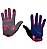 LUVA FECHADA GEL CINZA/ROSA/AZUL G - Imagem 1