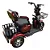 TRICICLO ELETRICO DUOS ZUBE- 600W 48V 20AH - VERMELHO - Imagem 4