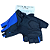 LUVA DEDO CURTO NEW TRAIL PTO/AZL M - Imagem 1