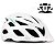 CAPACETE ADULTO BRANCO ABSOLUTE LUNA FLASH COM LED TAMANHO M (54 A 57) - Imagem 1