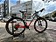 BICICLETA MTB ARO (29) CALOI ELITE ALUMINIO SHIMANO DEORE 12V FREIO DISC HIDRÁULICO QUADRO 19 (G) COR ALUMINIO/VERMELHO - Imagem 2