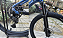 BICICLETA MTB ARO (29) CALOI EXPLORER COMP SHIMANO CUES 9V FREIO DISC HIDRÁULICO QUADRO 17 (M) AZUL/AMARELO - Imagem 4