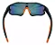 OCULOS CICLISMO EL54 UV400 VERMELHO/LARANJA - Imagem 4