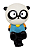 BUZINA SILICONE PANDA COLORIDO - Imagem 1