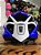 CAPACETE ADULTO BRANCO/AZUL  ABSOLUTE WILD C/ LED TAMANHO G (56 - 60) - Imagem 4
