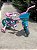 BICICLETA ARO (12) FEMININA COR ROSA/AZUL S/MARCHA  MARCA NATHOR CHARM COM CESTA - Imagem 4