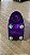 SUPORTE DE GUIDÃO CROSS 4 PARAFUSOS GLOMETAL LILAS AÇO 21,1MM AÇO - Imagem 2