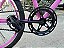 BICICLETA ARO (24) FEMININA COR ROSA S/MARCHA MARCA SANS - Imagem 2