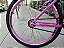 BICICLETA ARO (24) FEMININA COR ROSA S/MARCHA MARCA SANS - Imagem 3