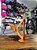 SUPORTE CARAMANHOLA GARRAFA SQUEEZE PTK NYLON LARANJA COM PARAFUSO INOX - Imagem 3