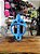 SUPORTE CARAMANHOLA GARRAFA SQUEEZE PTK NYLON AZUL COM PARAFUSO INOX - Imagem 2