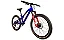 BICICLETA ARO (24) MASCULINA COR AZUL/VERNELHA C/MARCHA 1X9V MARCA REDSTONE ALPHA G - Imagem 3