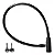 CADEADO BICICLETA ABSOLUTE 60CMX6MM C/CHAVE PRETO - Imagem 1
