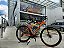 BICICLETA MTB ARO (29) OXS ALUMINIO 21 VELOCIDADES FREIO DISC MECÂNICO 17 (M) LARANJA/VINHO - Imagem 1