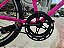 BICICLETA ARO (24) FEMININA COR PINK S/MARCHA MARCA SANS - Imagem 2