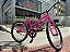 BICICLETA ARO (24) FEMININA COR PINK S/MARCHA MARCA SANS - Imagem 1
