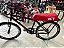 BICICLETA ARO (24) MASCULINA COR PRETA/VERMELHA S/MARCHA MARCA SANS - Imagem 4