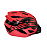 CAPACETE ADULTO VERMELHO/PRETO ELLEVEN S/LED - Imagem 3