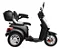 TRICICLO ELETRICO DUOS EKO-10 1000W 48V 20AH PRETO - Imagem 1