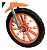 BICICLETA ARO (14) MASCULINA COR PREO/LARANJA S/MARCHA MARCA NATHOR FIRST PRO - Imagem 4