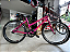 BICICLETA ARO (26) FEMININA COR ROSA PINK S/MARCHA MARCA SANS - Imagem 1