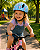 CAPACETE INFANTIL AZUL ABSOLUTE KIDS UNICORNIO S/ LED TAMANHO M (54 - 57) - Imagem 1