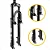 GARFO 26 SUSPENSÃO V-BRAKE/DISCO AHED - PACO PRETO (25.4MM - OVER) - Imagem 2
