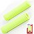 PAR DE MANOPLA PUNHO BIKE MTB ABSOLUTE AMARELO NEON BORRACHA - Imagem 1