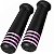 PAR DE MANOPLA PUNHO BIKE MTB NEOPAK PRETO/ROSA BORRACHA - Imagem 1