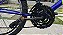BICICLETA ARO (26) MASCULINA COR AZUL C/MARCHA 18V MARCA MILANO - Imagem 3