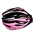 CAPACETE ADULTO ROSA/PRETO TYT SEM LED TAMANHO G (56 A 60) - Imagem 1
