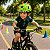 CAPACETE INFANTIL DINNO-BABY VERDE/LARANJA TAMANHO P (49-55) - Imagem 1