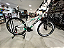 BICICLETA MTB FREERIDE ARO (26) VIKING TUFF 25 YAMADA 21V FREIO MECANICO QUADRO 13 (PP) COR BRANCA/VERDE - Imagem 1